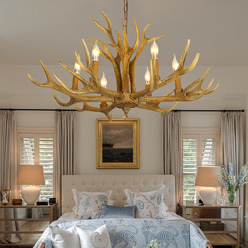 Ardenne Rustic Deer Antler Chandelier Pendant Light