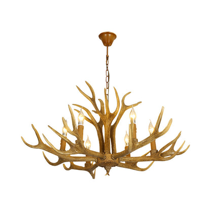 Ardenne Rustic Deer Antler Chandelier Pendant Light