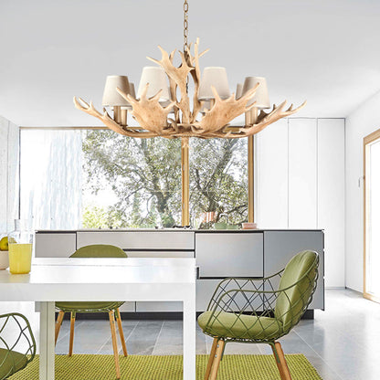 Laurent Rustic Conical Shade Chandelier Pendant Light
