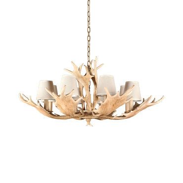 Laurent Rustic Conical Shade Chandelier Pendant Light