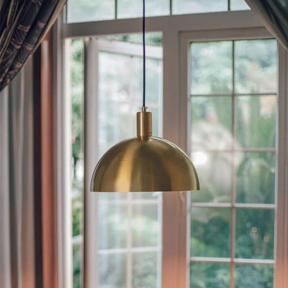 Marguerite Brass Lustre Pendant