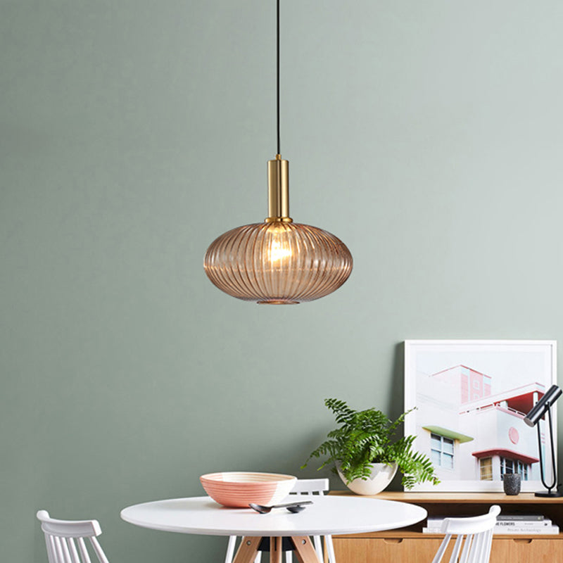 Mathilde Ribbed Bottle Pendant Light
