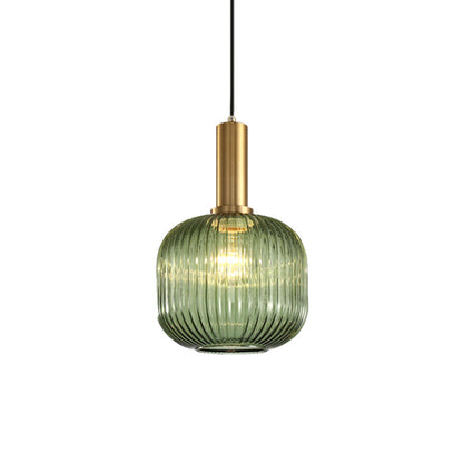 Mathilde Ribbed Bottle Pendant Light