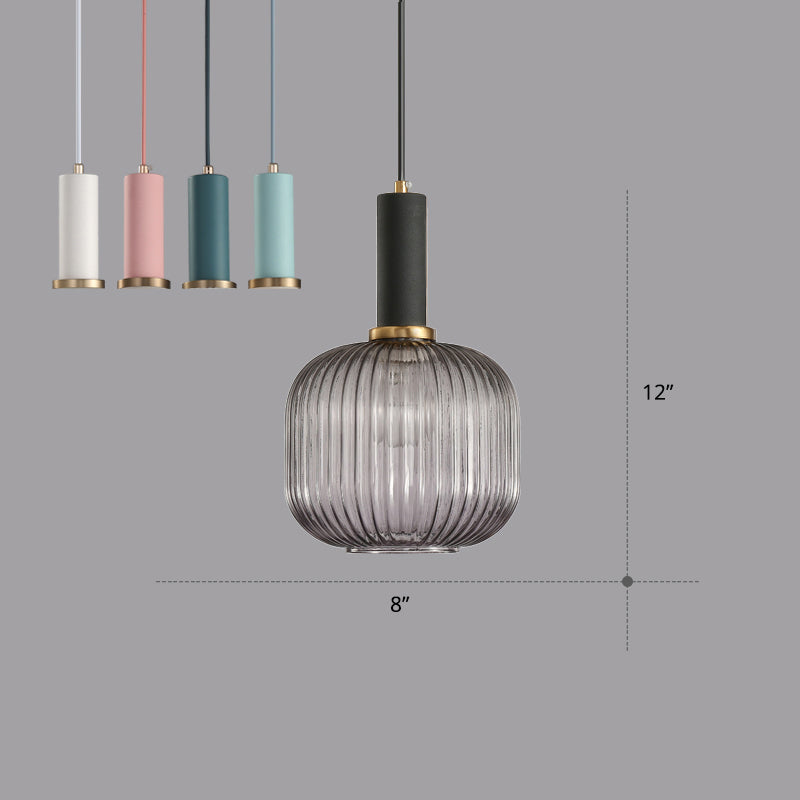 Mathilde Ribbed Bottle Pendant Light