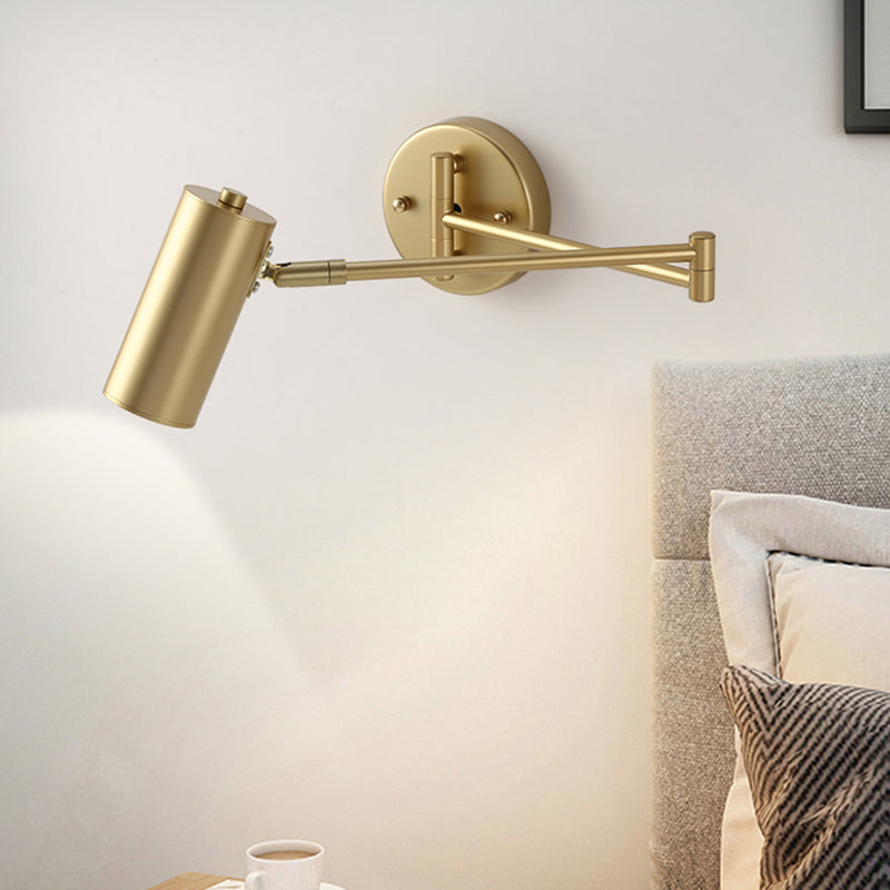 Élise Tubular Bedside Wall Reading Lamp with Extendable Arm