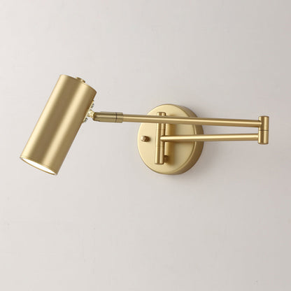 Élise Tubular Bedside Wall Reading Lamp with Extendable Arm