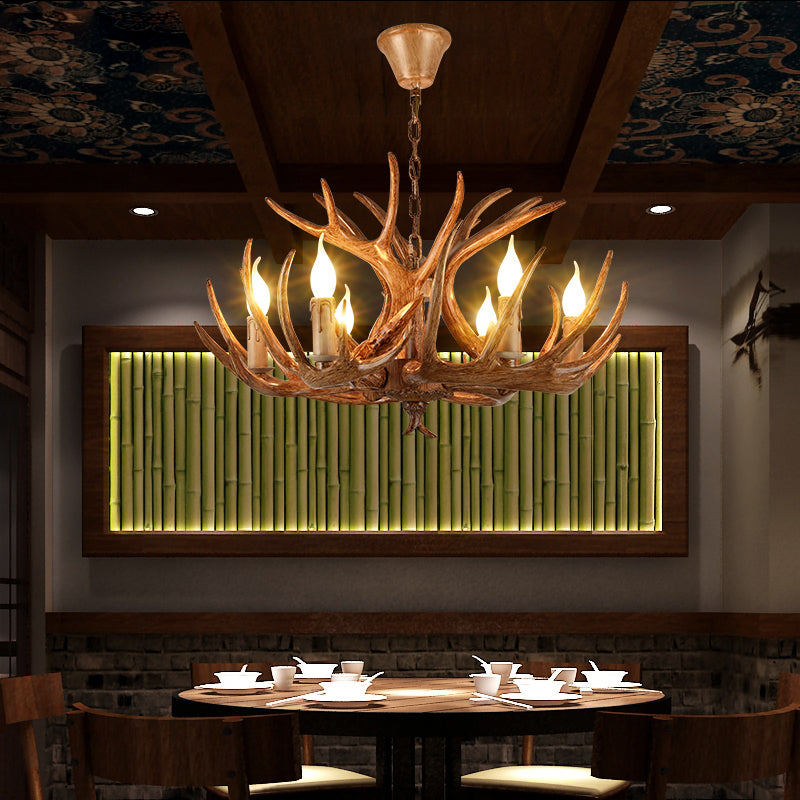 Madeleine Rustic Antler Candelabra Chandelier Pendant Light