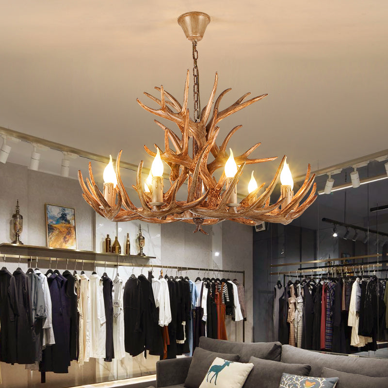 Madeleine Rustic Antler Candelabra Chandelier Pendant Light