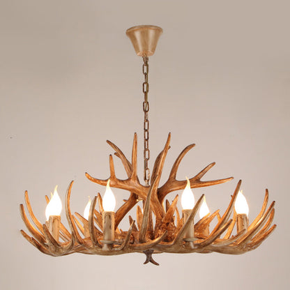 Madeleine Rustic Antler Candelabra Chandelier Pendant Light