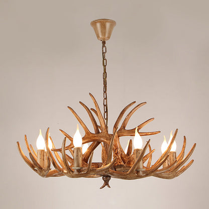 Madeleine Rustic Antler Candelabra Chandelier Pendant Light