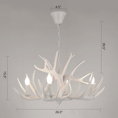 Madeleine Rustic Antler Candelabra Chandelier Pendant Light
