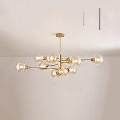 Aurélie Sputnik Glass Chandelier 3 Tier Modern Pendant