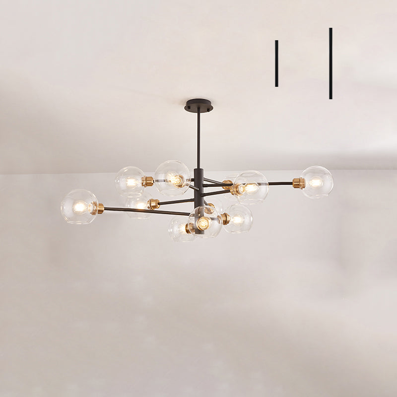 Aurélie Sputnik Glass Chandelier 3 Tier Modern Pendant