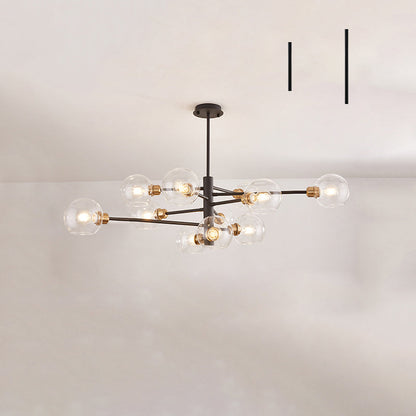 Aurélie Sputnik Glass Chandelier 3 Tier Modern Pendant