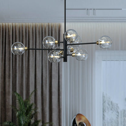 Aurélie Sputnik Glass Chandelier 3 Tier Modern Pendant