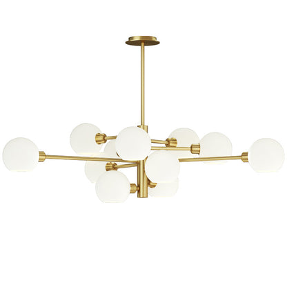 Aurélie Sputnik Glass Chandelier 3 Tier Modern Pendant