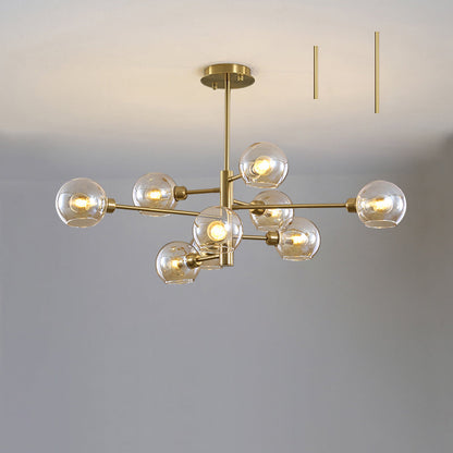 Aurélie Sputnik Glass Chandelier 3 Tier Modern Pendant
