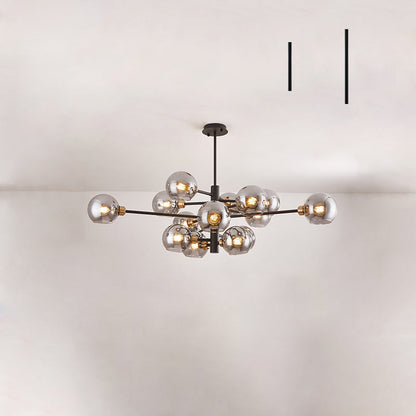 Aurélie Sputnik Glass Chandelier 3 Tier Modern Pendant