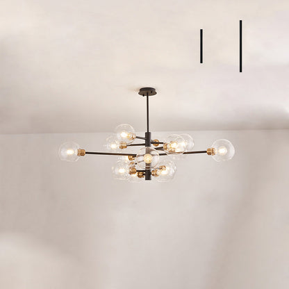 Aurélie Sputnik Glass Chandelier 3 Tier Modern Pendant