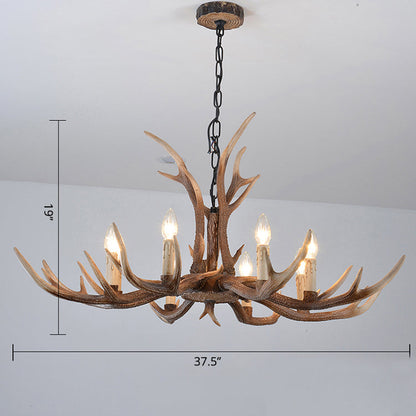 Thérèse Antler Resin Chandelier