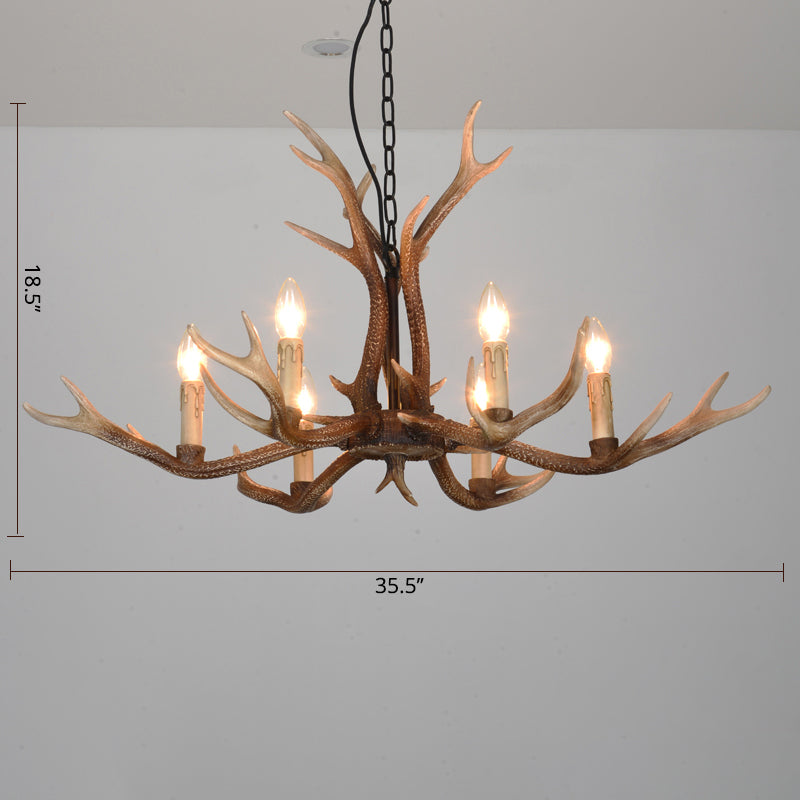 Thérèse Antler Resin Chandelier