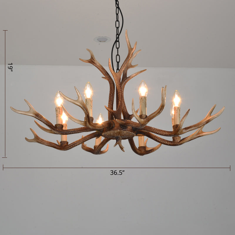 Thérèse Antler Resin Chandelier
