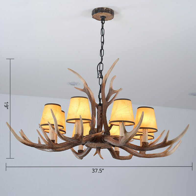 Thérèse Antler Resin Chandelier