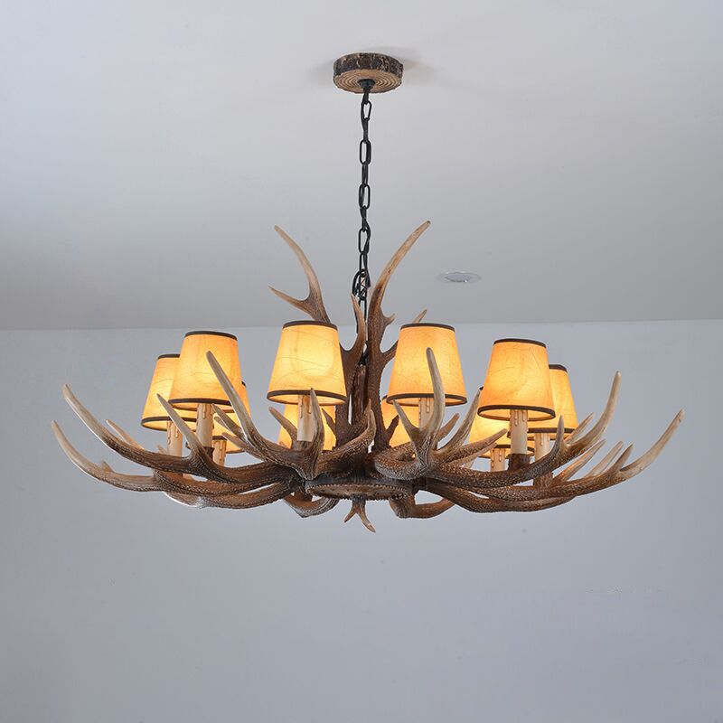Thérèse Antler Resin Chandelier