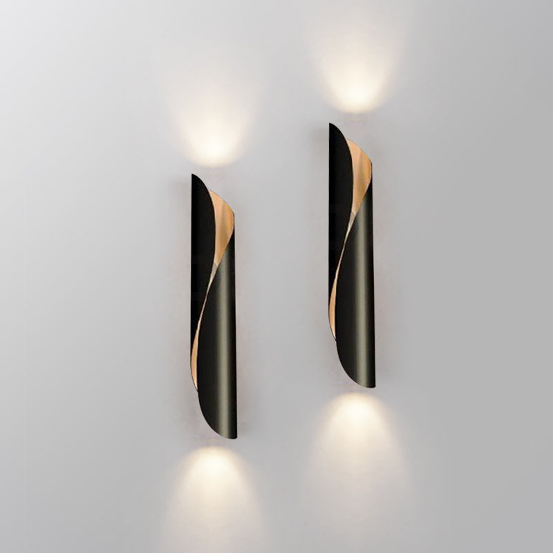 Aurore Scroll Dual Head Wall Light Sconce