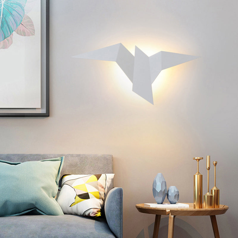 Élina Origami Bird LED Wall Sconce Gold/Black/White