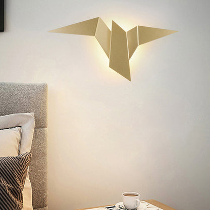 Élina Origami Bird LED Wall Sconce Gold/Black/White
