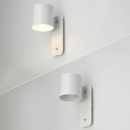 Amélie Swivel Cylinder Reading Wall Lamp – Nordic Metal, 5 to 9 Inch