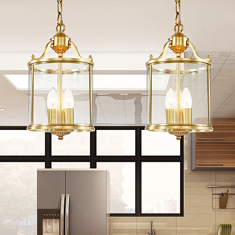 Sabrina Cylinder Glass Chandelier