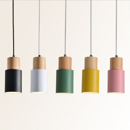 Amélie Handcrafted Oak Pendant Light