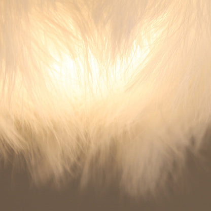 Léonie Fluffy Feather Sphere Chandelier