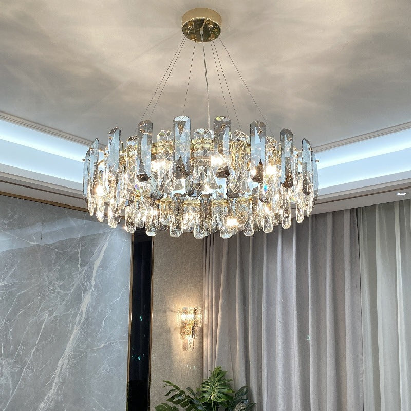 Valérie Prismatic Crystal Ring Chandelier
