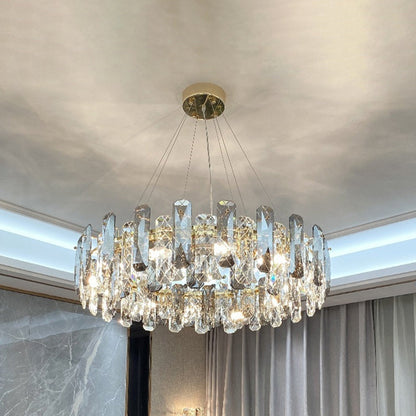 Valérie Prismatic Crystal Ring Chandelier