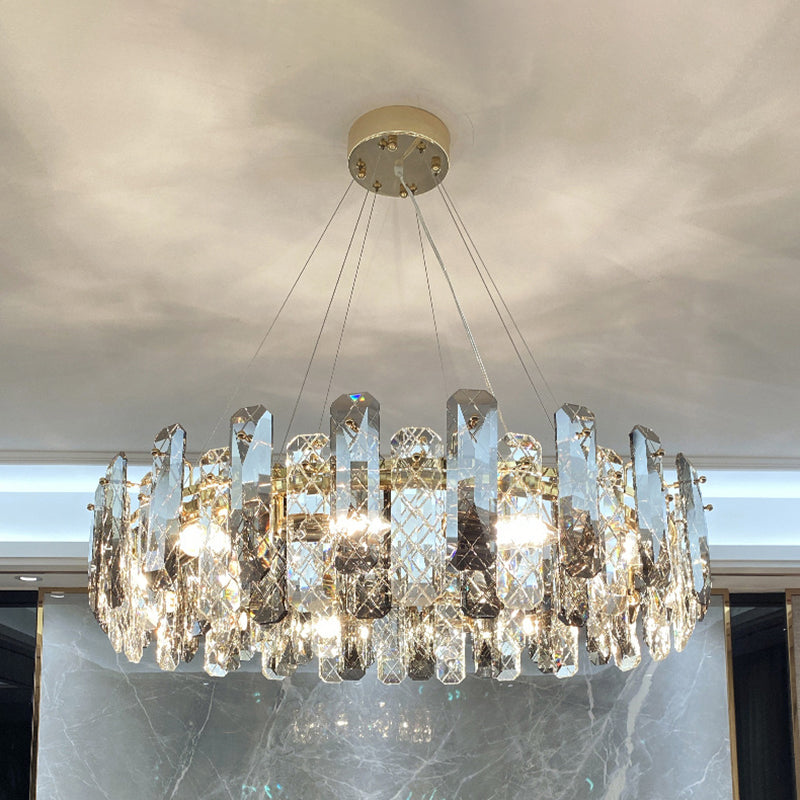 Valérie Prismatic Crystal Ring Chandelier