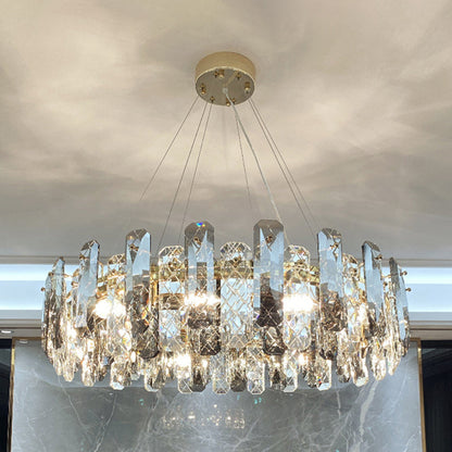 Valérie Prismatic Crystal Ring Chandelier