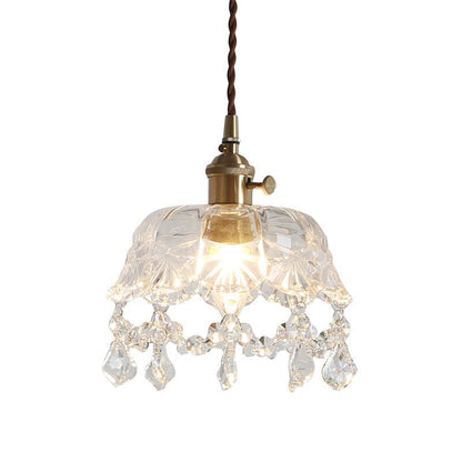 Éloïse Crystal Bowl Pendant Ceiling Light