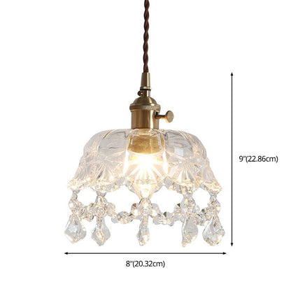 Éloïse Crystal Bowl Pendant Ceiling Light