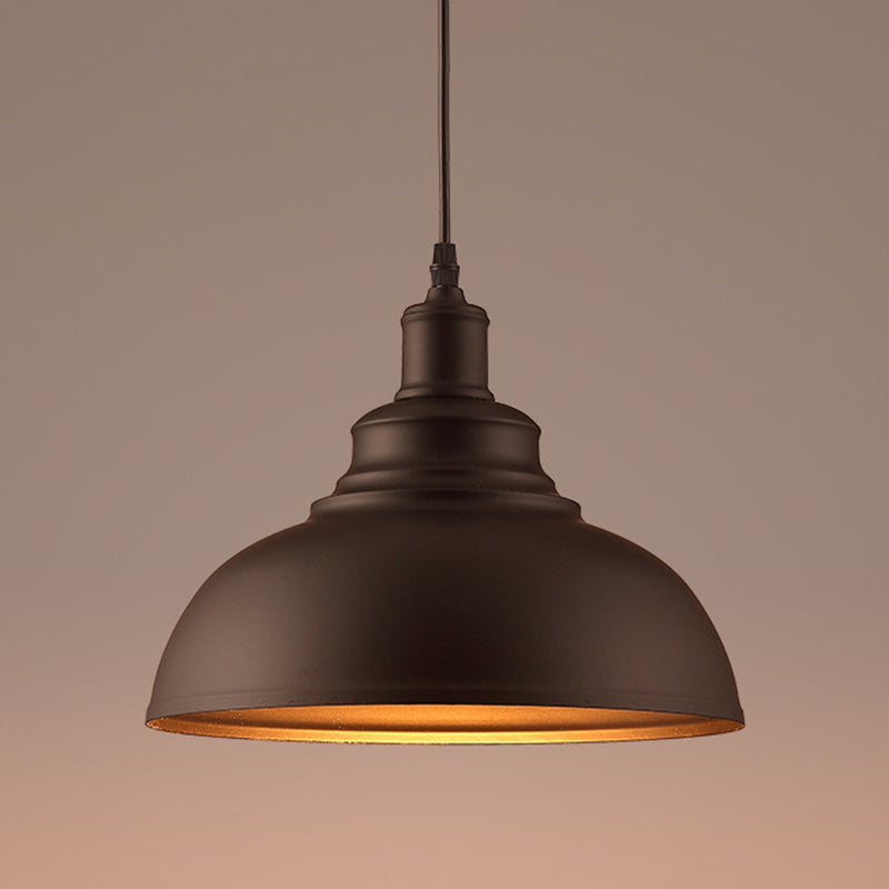 Aurélia Bowl Pendant Light Vintage Industrial Metal Hanging