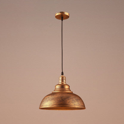 Aurélia Bowl Pendant Light Vintage Industrial Metal Hanging
