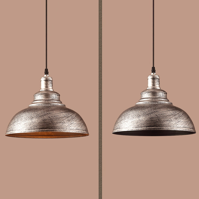 Aurélia Bowl Pendant Light Vintage Industrial Metal Hanging