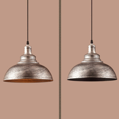 Aurélia Bowl Pendant Light Vintage Industrial Metal Hanging