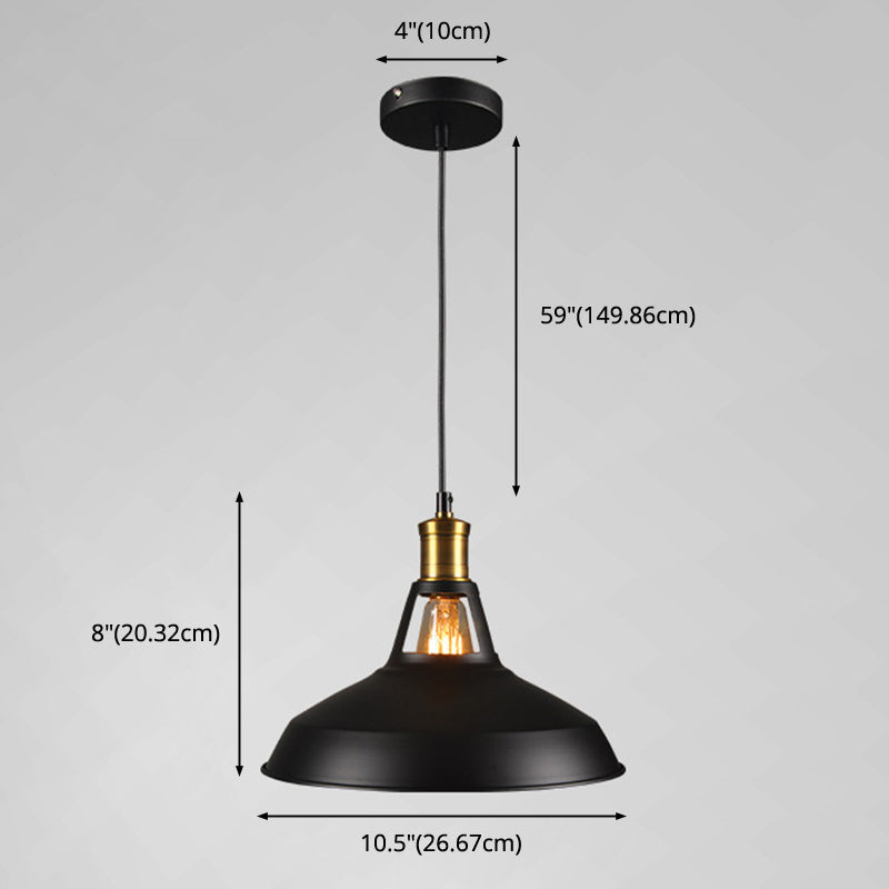 Margaux Warehouse Pendant Light Industrial Metal Hanging