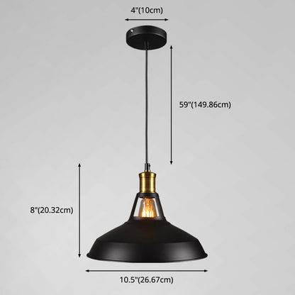 Margaux Warehouse Pendant Light Industrial Metal Hanging