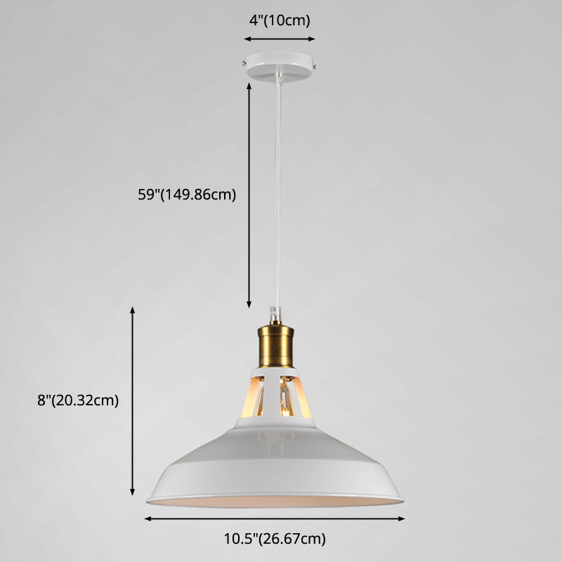Margaux Warehouse Pendant Light Industrial Metal Hanging