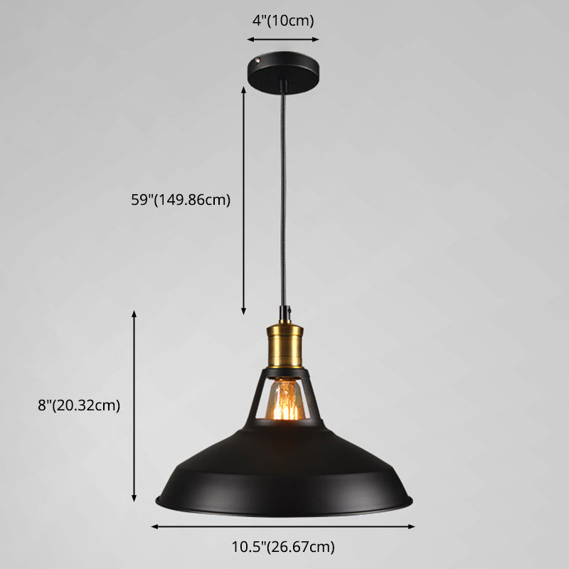 Margaux Warehouse Pendant Light Industrial Metal Hanging