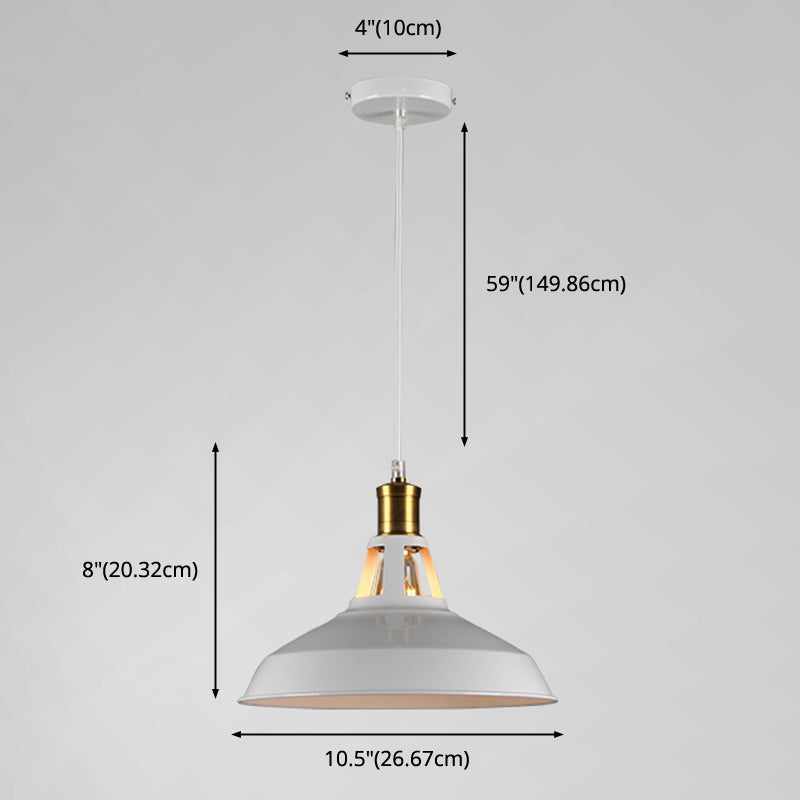 Margaux Warehouse Pendant Light Industrial Metal Hanging